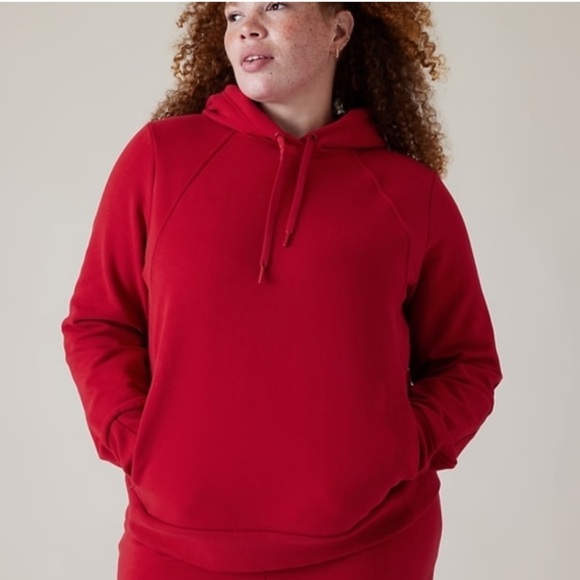 Athleta Retroplush Revive Hoodie sweatshirt size Large excellent condition - Picture 10 of 14